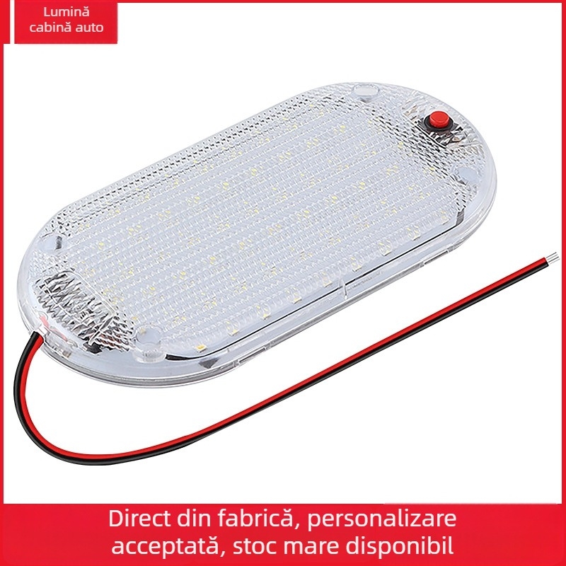 Iluminare LED pentru compartimentul camionului – bandă LED ultra-luminoasă, pentru vehicule tip camper/RV, iluminare pentru camping, lampă de citit în interior, lampă de noapte