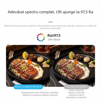 Lampa LED PAR38 cu spectru complet și protecție pentru ochi, 30W, E27, CRI 98, 3000K/4000K/5800K