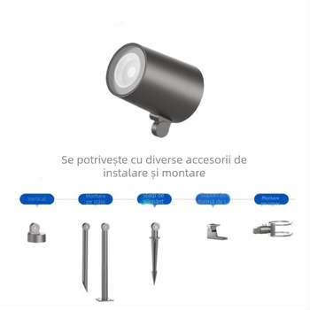 Lumină LED pentru peisaj, iluminat exterior impermeabil pentru gazon și copaci