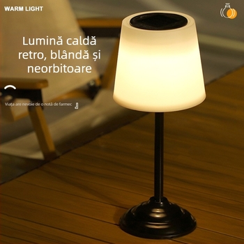 Lampă de birou solară LED pentru exterior – lampă decorativă de noapte, grădină și peisaj, lampă ambientală