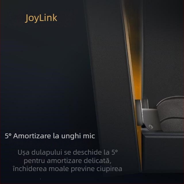 Joylink balama pentru dulap cu amortizor hidraulic, acțiune în două etape, universală pentru uși din lemn