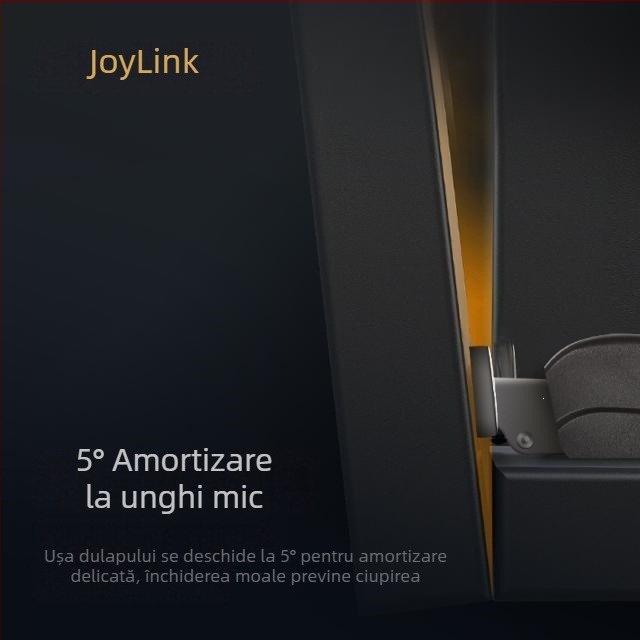 Joylink balama pentru dulap cu amortizor hidraulic, acțiune în două etape, universală pentru uși din lemn