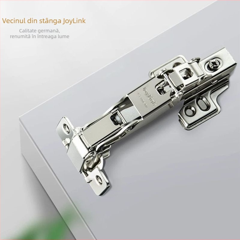 JoyLink balama cu unghi de 165° și amortizor hidraulic, hardware pentru uz casnic, pentru dulapuri