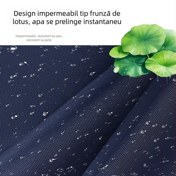 Șorț impermeabil pentru culesul ceaiului, pentru exterior, fără mâneci, protecție pentru picioare, rezistent la murdărie și abraziune, închidere Velcro, material Oxford