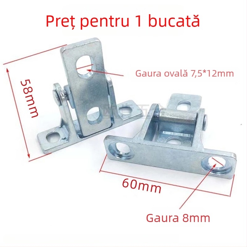 Balama multifunctională pentru birou cu pliere, balama în formă de T din aliaj de zinc, conector pentru masă de pictură