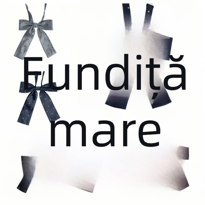 Papion cu buline pentru cămașă JK – coadă lungă, stil drăguț