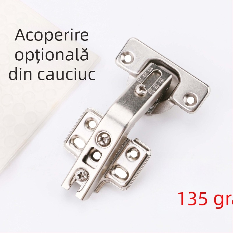 Balama de 135° pentru ușile de dulap, deschidere la 90°, deschidere dublă, ușă ocultă