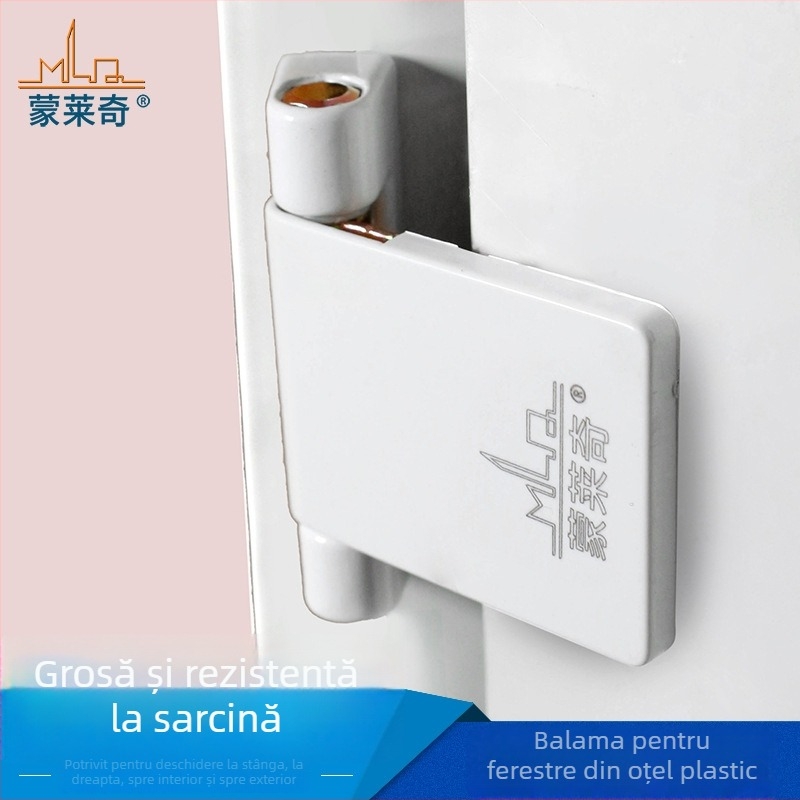Balama pentru fereastra din PVC, pentru ferestre batante și glisante, finisaj cromat
