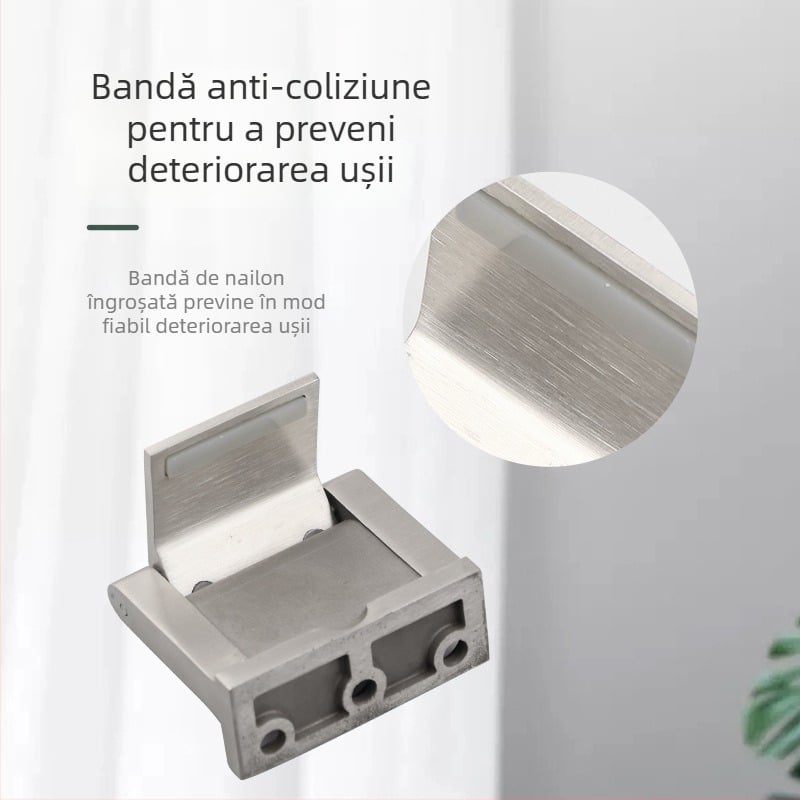 304 oțel inoxidabil, zăvor pentru ușă la unghi de 90°, anti-furt, pentru uși interioare