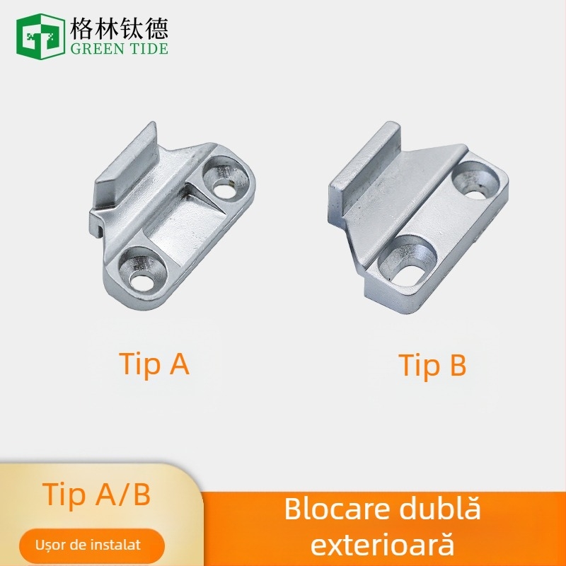 Încuietoare pentru uși și ferestre din aliaj de aluminiu cu punte ruptă; încuietoare cu deschidere exterioară dublă; accesorii hardware pentru tâmplă din aluminiu