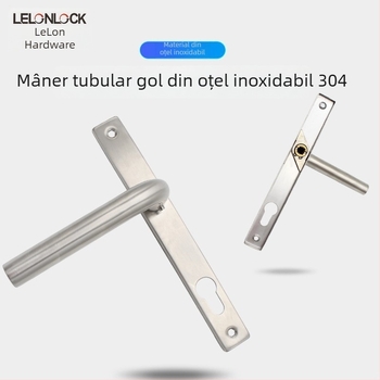 Set de încuietoare pentru ușă din oțel inoxidabil cu aluminiu termoizolat, modelul 8530, încuietoare cu mâner la un singur punct pentru ușă de balcon din PVC