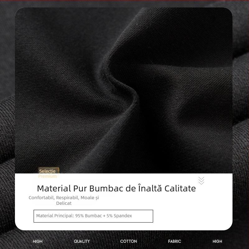 Pantaloni casual bărbați din bumbac pentru primăvară și toamnă, croială lejeră jogger, pantaloni sport, confortabili