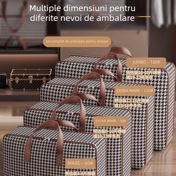 Sac de depozitare pentru pături și haine, capacitate mare, pliabil, din material textil nețesut