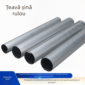 Accesorii pentru perdele de soare și baldachin, șină pentru rolete cu țeavă rotundă, tijă pentru perdea transparentă moale, șină electrică pentru perdele, țeavă rotundă pentru rolete