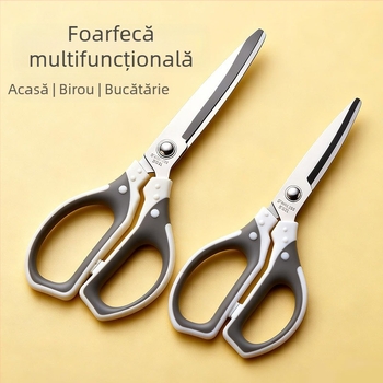 Foarfece din oțel inoxidabil pentru birou și cusut, lamă de 2,5 mm, mari pentru tăierea firelor
