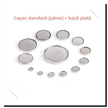 Butoane acoperite din aluminiu pentru DIY – accesorii pentru păr, genți și îmbrăcăminte