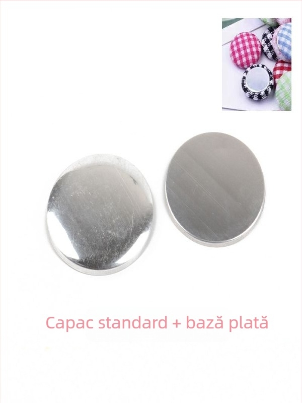Butoane acoperite din aluminiu pentru DIY – accesorii pentru păr, genți și îmbrăcăminte