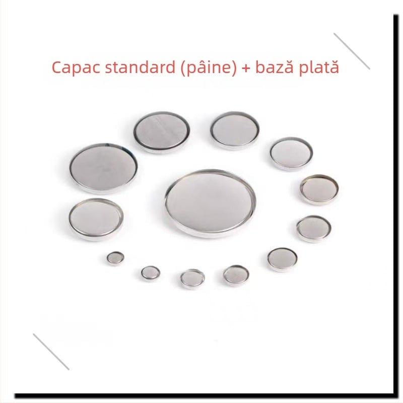 Butoane acoperite din aluminiu pentru DIY – accesorii pentru păr, genți și îmbrăcăminte