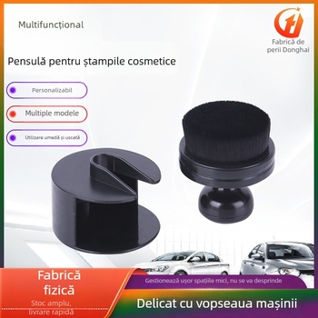 Set multifuncțional de perii pentru detalii la jante și anvelope, perie pentru ceară și perie de aplicare a anvelopei, cu cutie de depozitare