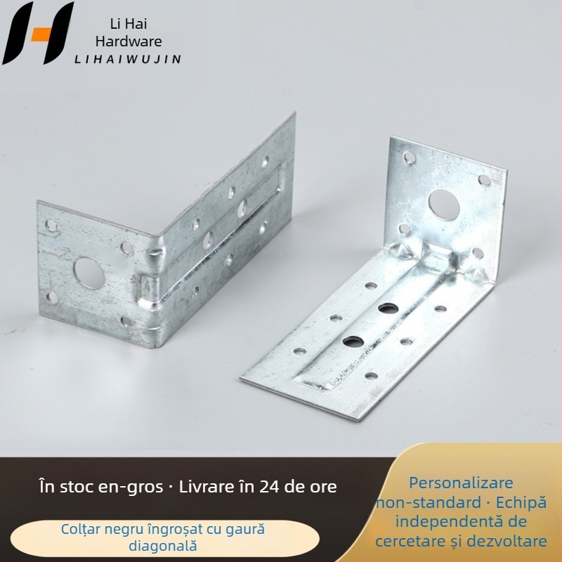 Suport unghiular pentru polițe pentru dulapuri, accesorii metalice pentru mobilier, 50×100 mm