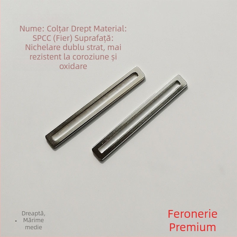 Conector pentru mobilier în formă de U – unghi drept, îngroșat, reglabil, dimensiune medie