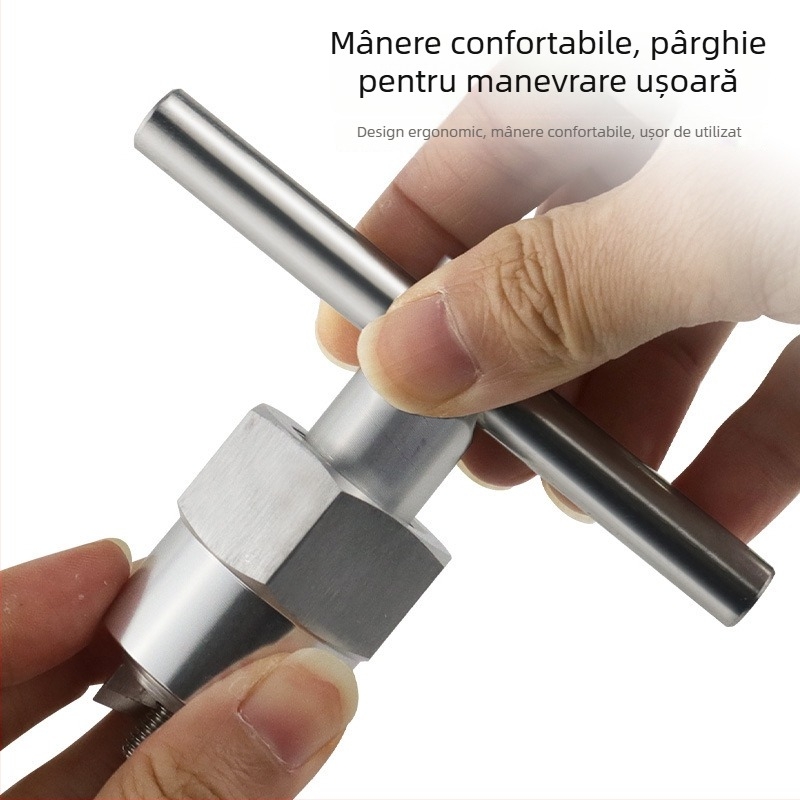 Cheie din aliaj de aluminiu pentru robinetul de baie, extractor pentru cartuș și unealtă de tragere a clemei