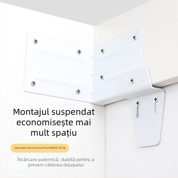 Montaj ascuns pentru dulap de baie suspendat, sarcină mare
