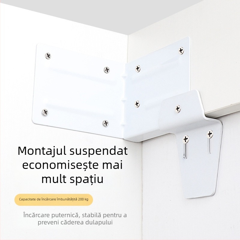Montaj ascuns pentru dulap de baie suspendat, sarcină mare