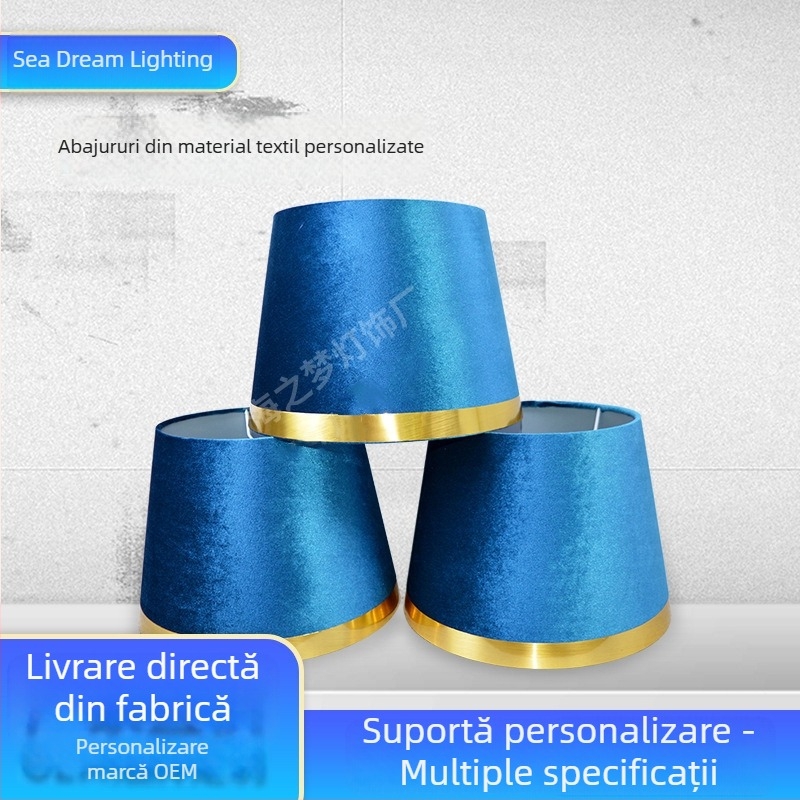 Abajur textil personalizabil pentru veioze de perete și lustre