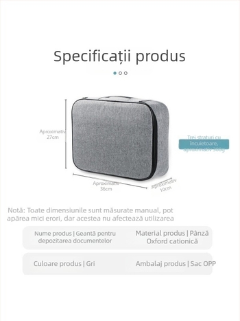 Geantă organizator de documente impermeabilă pentru călătorii – pașaport și carte de identitate