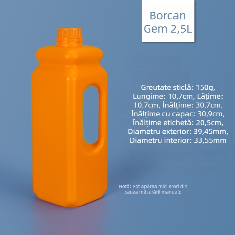 Gold and Jade sirop concentrat de fructoză, de înaltă calitate alimentară, ultra gros, 2,5 kg, recipient sigilat din plastic, 2,5 L pentru gem