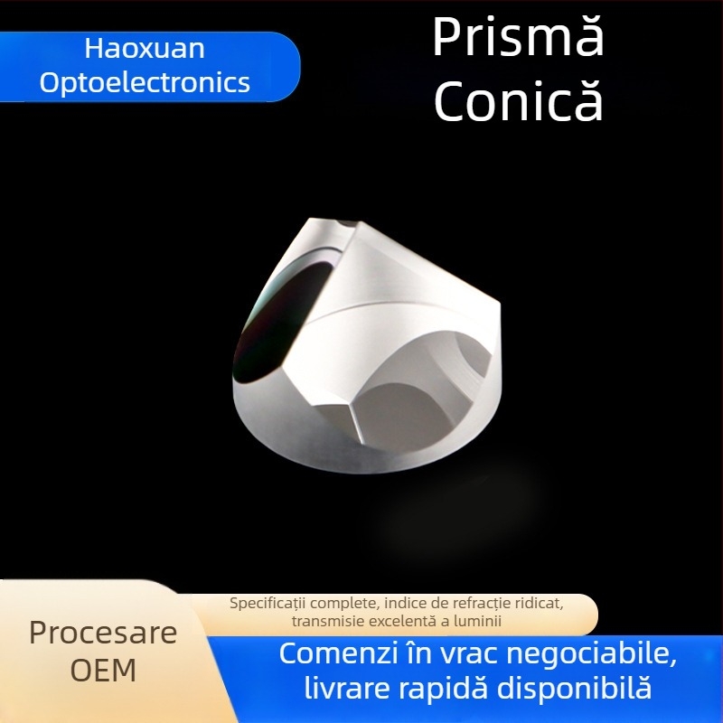 Prismă conică, precizie înaltă pentru instrumente de măsură cu laser – componente