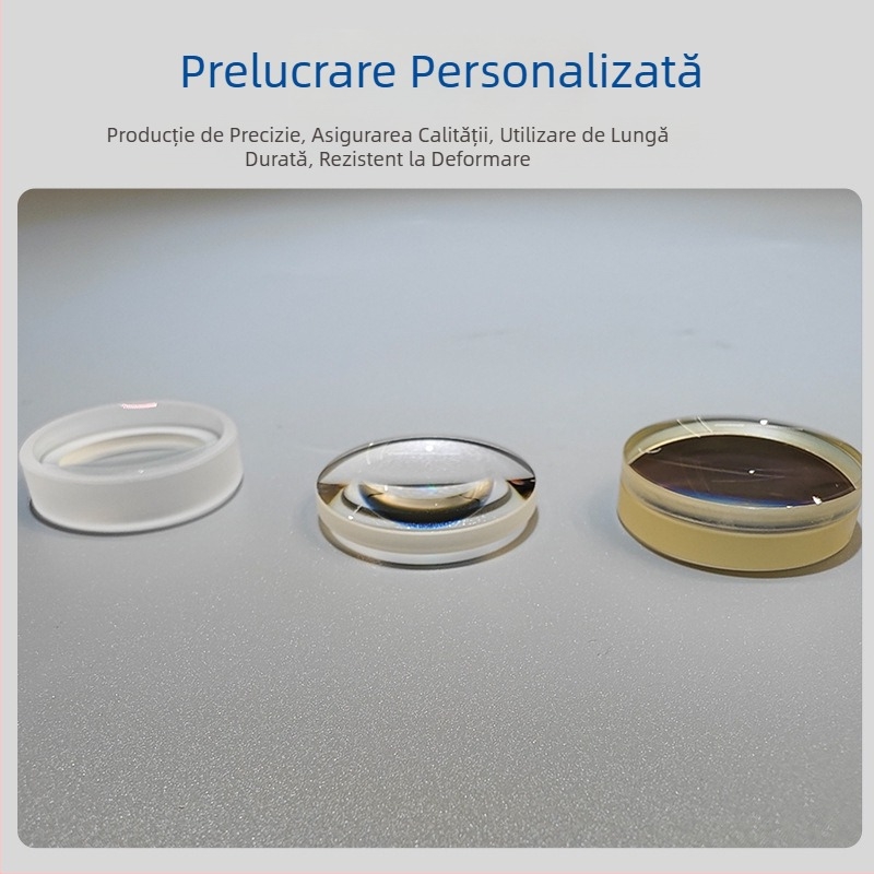 Lentilă concavă dublă, lentilă acromatică din sticlă K9, pentru accesorii optice