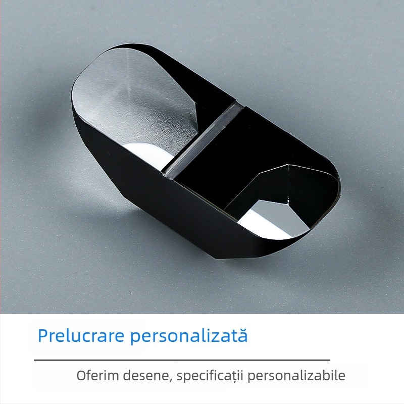 Haoxuan Paul Prism – Lentilă optic K9 din sticlă pentru imagini, anti-decentrare, corecție a unghiului drept, prismă neagră