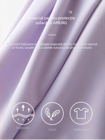 Pelerină pentru femei cu glugă UPF50+ din Ice Silk, respirabilă, uscare rapidă, protecție solară