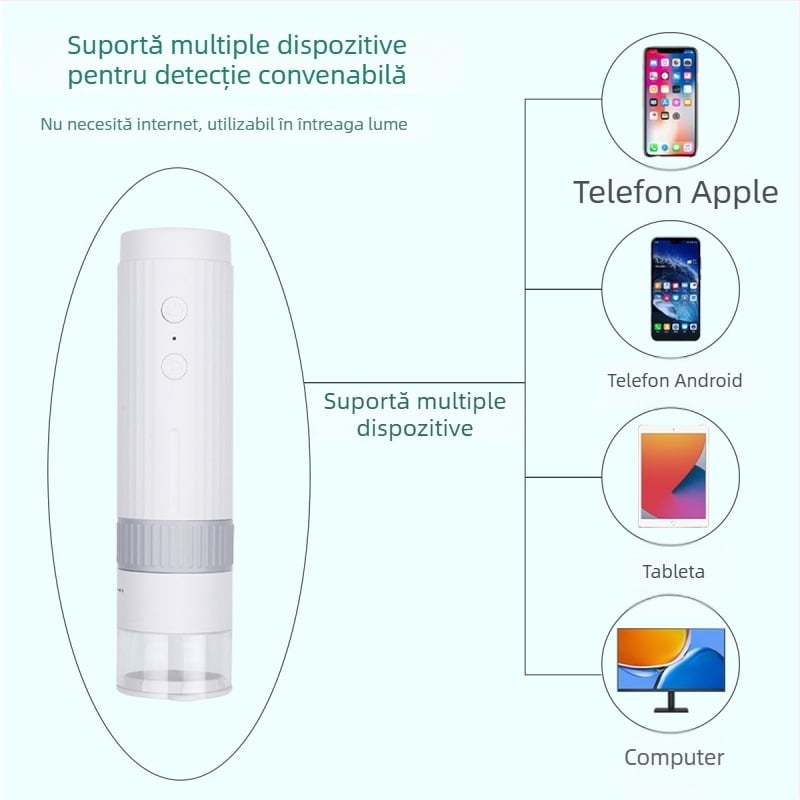 Microscop digital cu Wi-Fi, mărire 1000x, instrument compact pentru reparații și testare