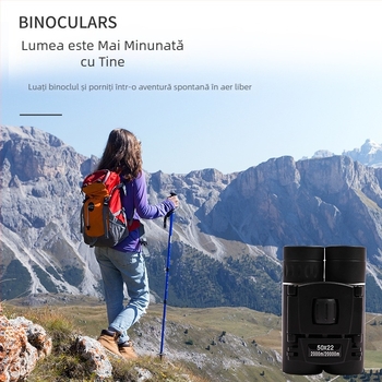Binoclu 8x pentru exterior, vedere pe timp de noapte în condiții de iluminare redusă, optică HD, procesare personalizabilă