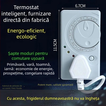 Termostat frigider cu calitate germană, compatibilitate universală, temporizator și economisire a energiei