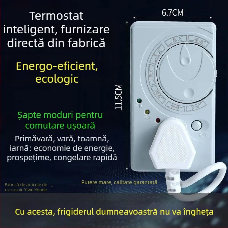 Termostat frigider cu calitate germană, compatibilitate universală, temporizator și economisire a energiei