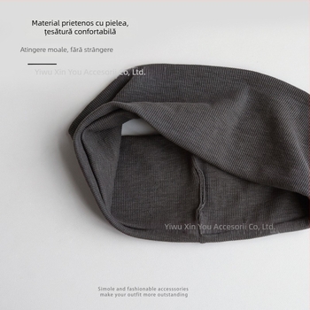 Bandă de cap sport unisex, culoare solidă, margine lată, absorbantă de transpirație