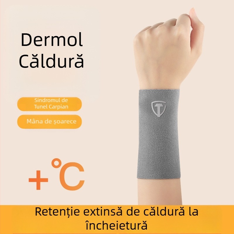 Protector Derong pentru încheietură, termic toamnă–iarna, unisex, protecție pentru teaca tendonului și articulații, recuperare postnatală