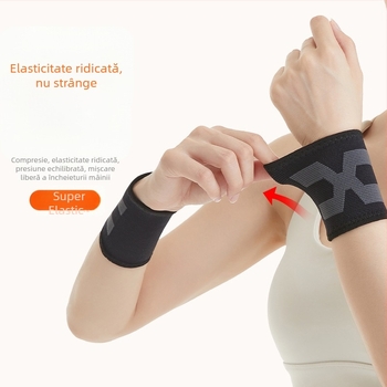 Brățară încălzită cu grafen pentru entorse la încheietură și susținerea tecii de tendoane, stabilizare a încheieturii, unisex