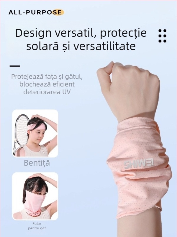 Bandă pentru încheietura mâinii, sport, pentru femei și bărbați, stil prosoapă, absorbantă la transpirație, uscare rapidă, Ice Silk răcire, respirabilă, pentru alergare și antrenament