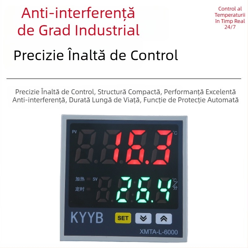 XMTA-6411DT E300 Controler digital inteligent de temperatură, cu PID precis și reglaj automat