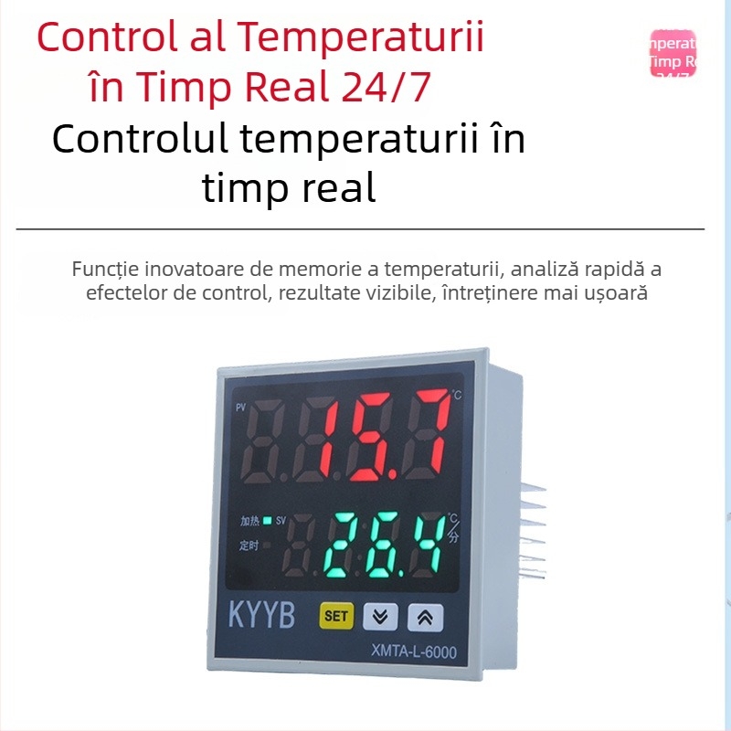 XMTA-6411DT E300 Controler digital inteligent de temperatură, cu PID precis și reglaj automat