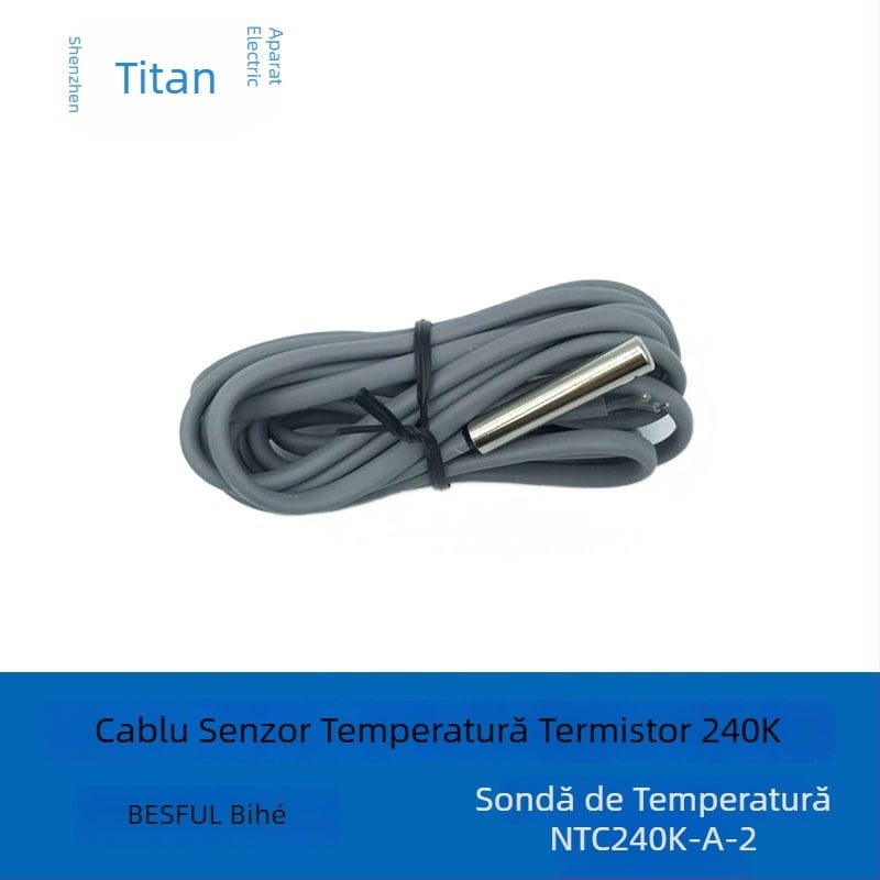 Bihe BESFUL NTC240K-A-2 senzor de temperatură cu termistor și sondă cu doi conductori