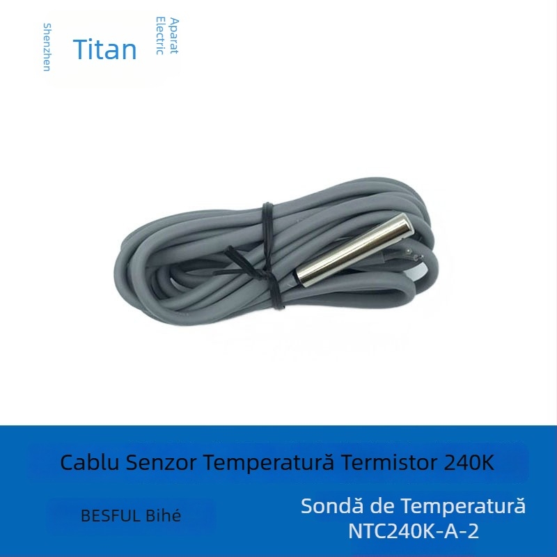 Bihe BESFUL NTC240K-A-2 senzor de temperatură cu termistor și sondă cu doi conductori
