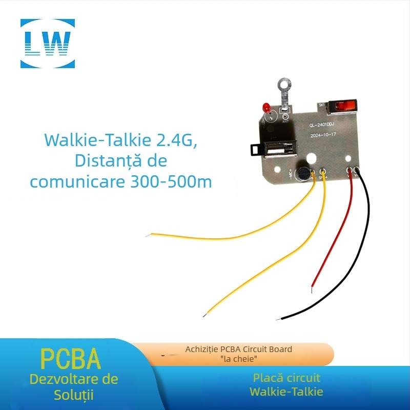 PCB pentru interfon pentru copii, 462MPCBA, rază 300–500 m, ansamblu complet