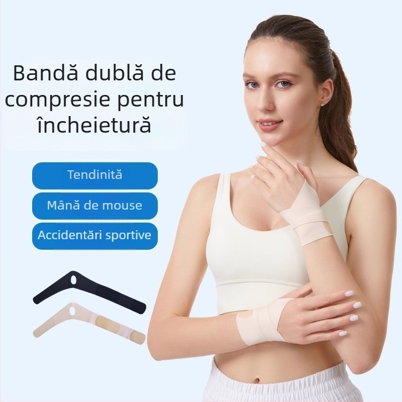 Manșetă protectoare pentru tendonul degetului mare, protecție subțire pentru încheietură în entorse, imobilizator de încheietură, manșetă pentru degetul mare pentru utilizare cu mouse-ul