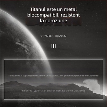 Rongshantang Cutie din titan pentru ceai — recipient metalic sigilat, portabil, mini cutie de călătorie pentru ceai